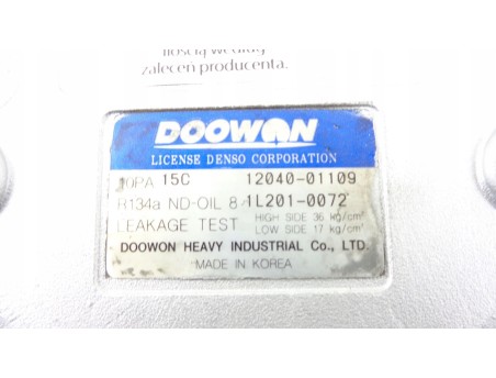 KIA SEPHIA SHUMA 96- 1.5 12040-01109 KOMPRESOR