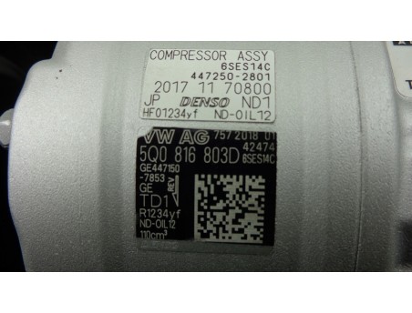 Klimakompressor AUDI SEAT SKODA VW 5Q0816803D 447150-7853